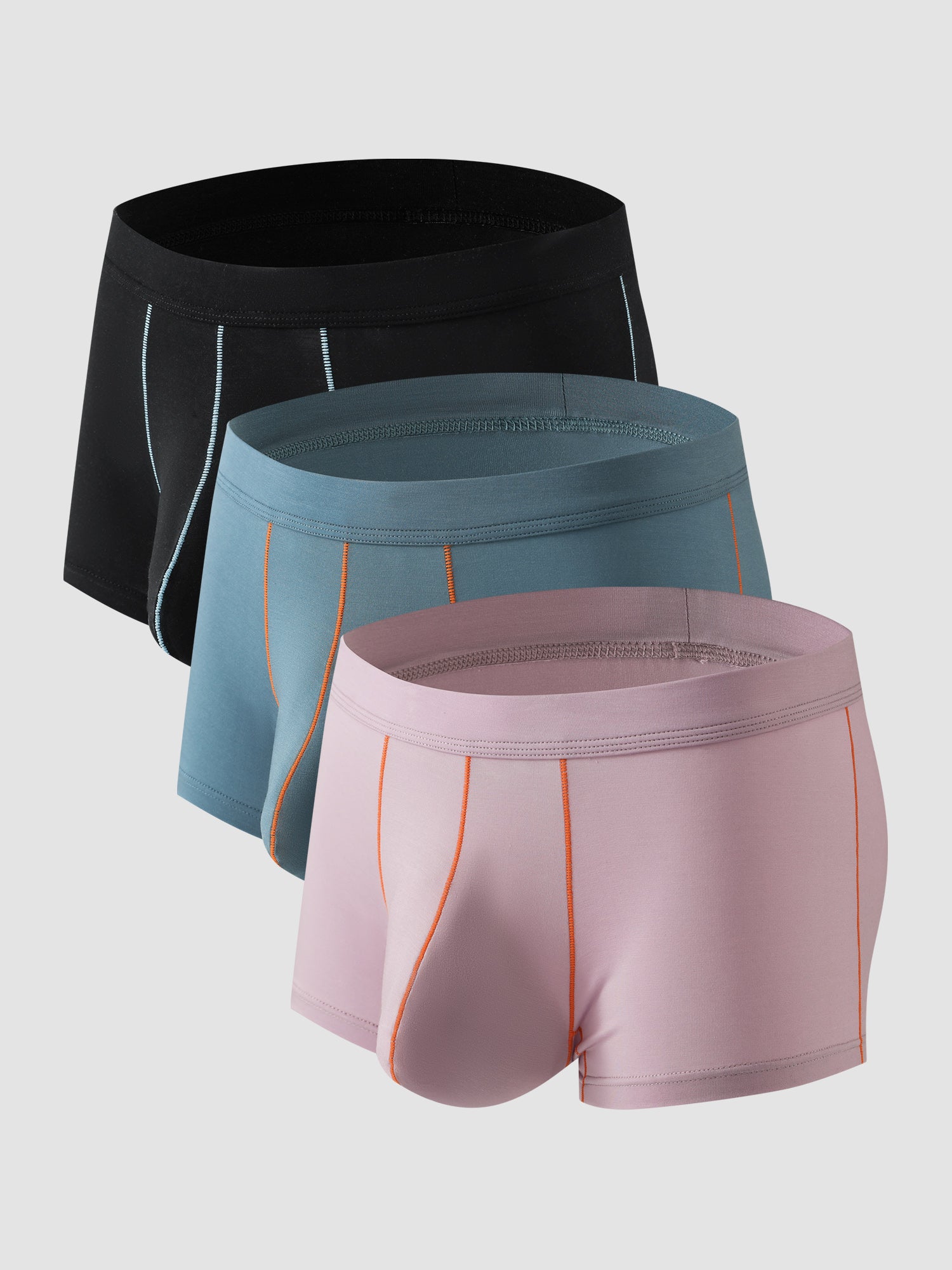 Second Skin Lyocell Trunks 3" (3-Pack)