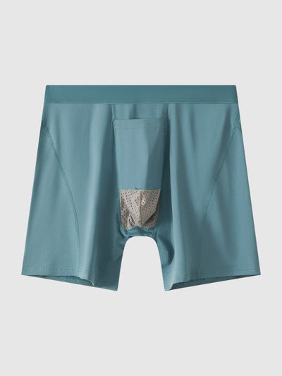 Separated Enhance Pouch Boxer Brief With Fly 5"