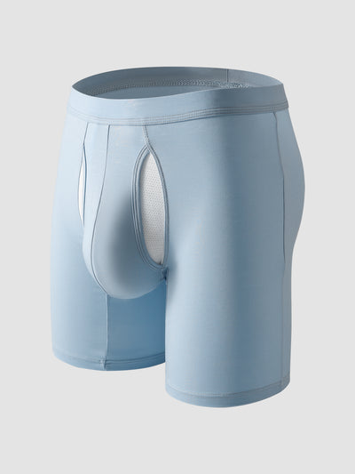 Second Skin Lyocell Boxer Brief with Dual-Fly 7"