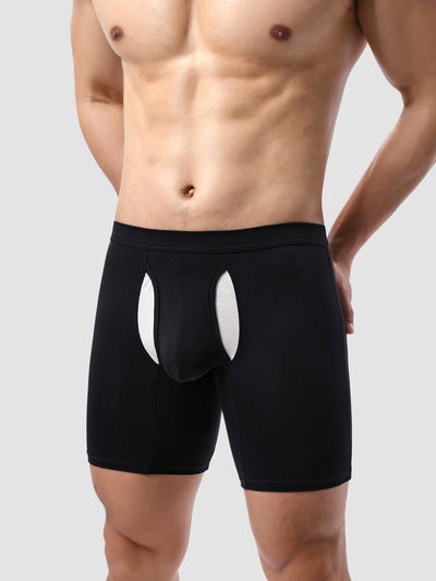 Second Skin Lyocell Boxer Brief with Dual-Fly 7" (3-Pack)