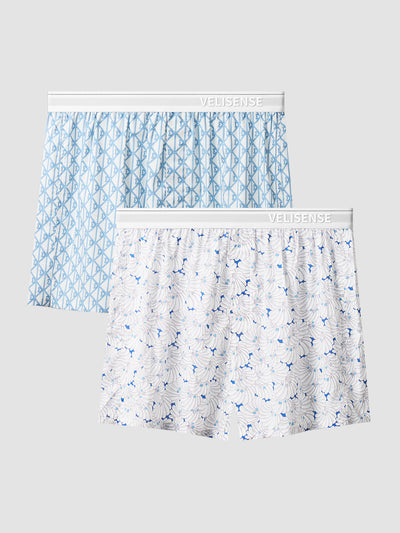 100% Organic Cotton Boxer with Button Fly (2-Pack)