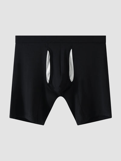 Second Skin Lyocell Boxer Brief with Dual-Fly 7" (6-Pack)