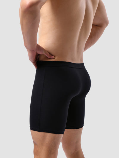 Second Skin Lyocell Boxer Brief with Dual-Fly 7" (3-Pack)