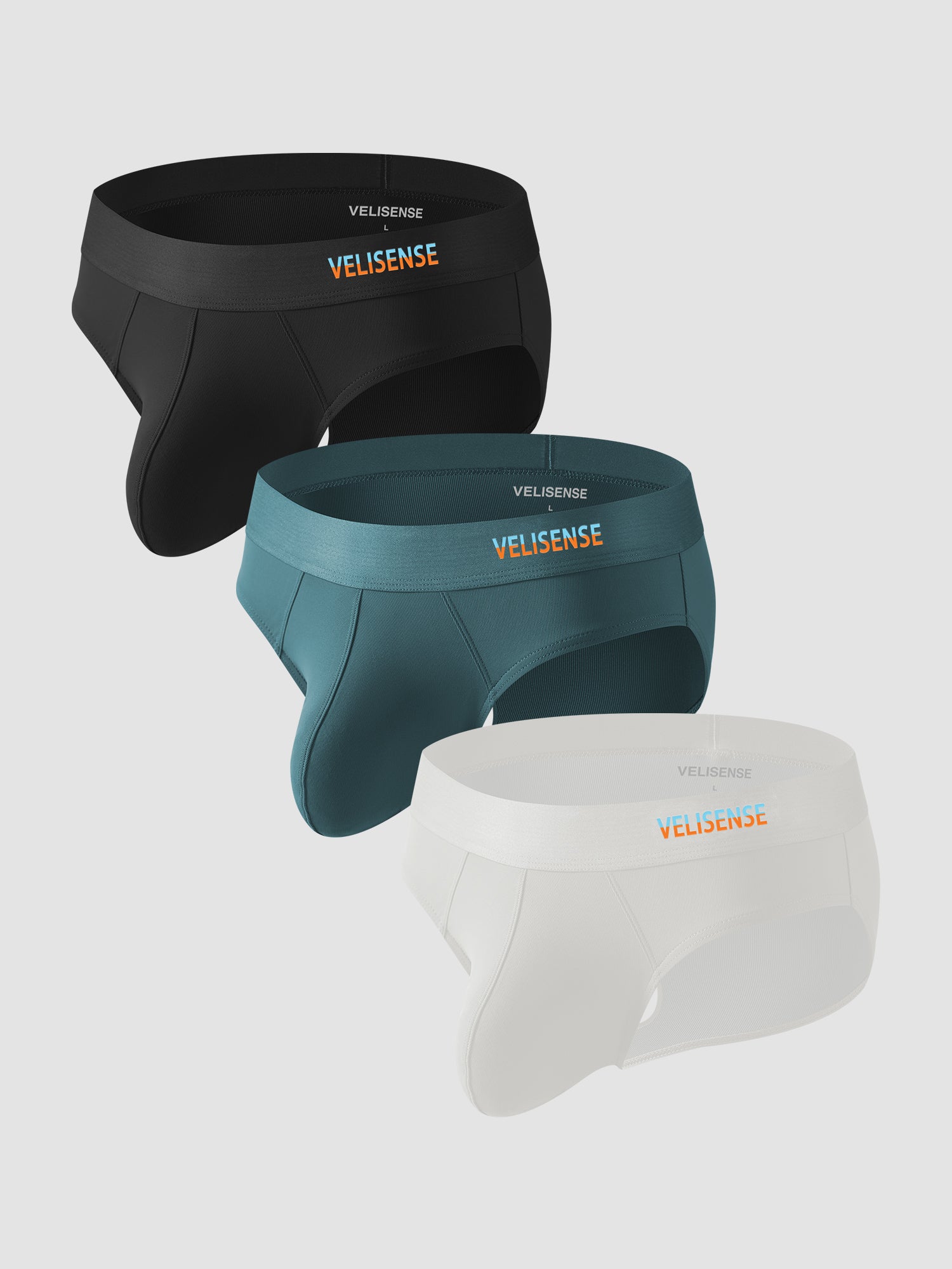 Second Skin V-Space™ Pouch Briefs (3-Pack)