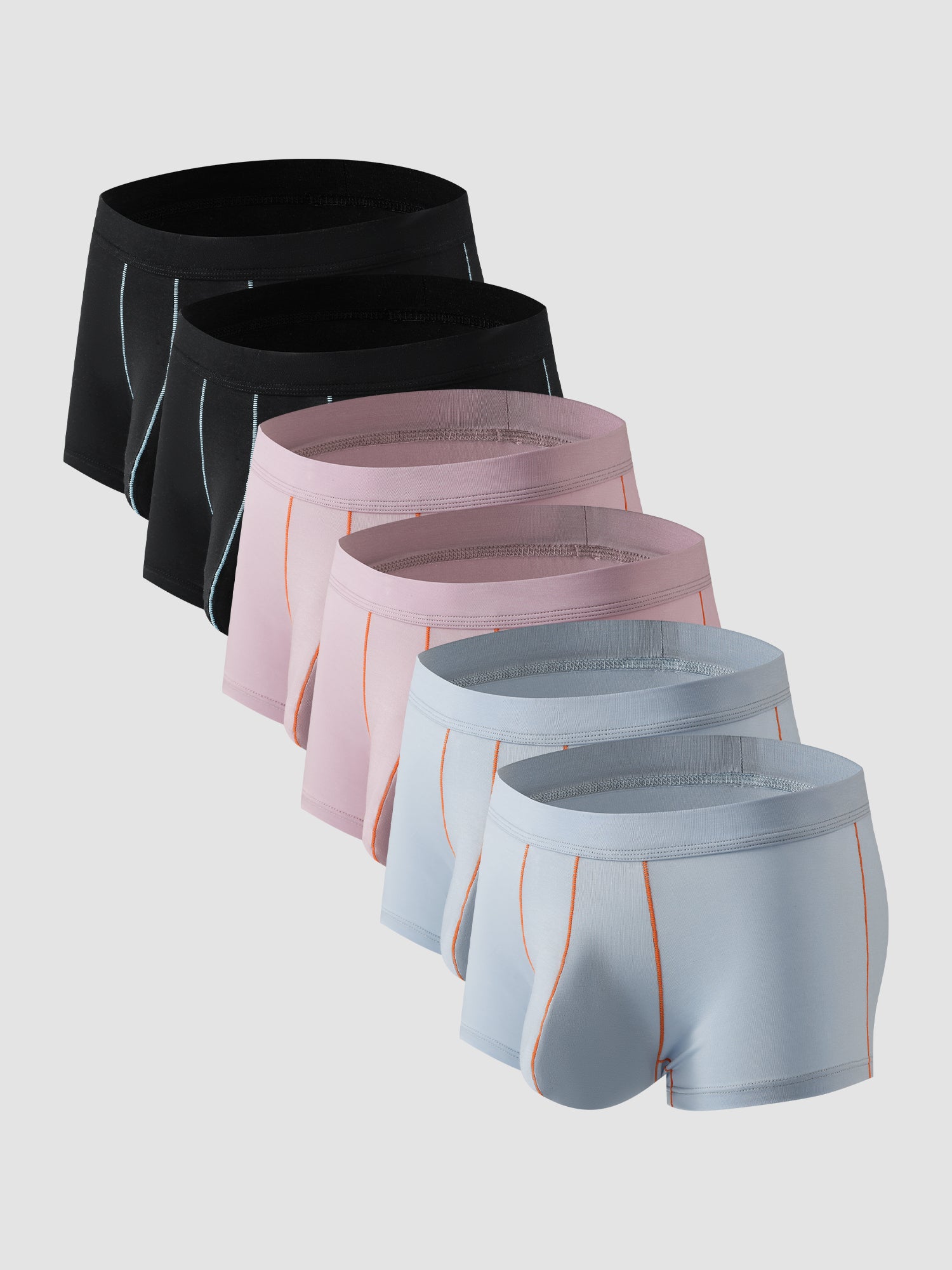 Second Skin Lyocell Trunks 3" (6-Pack)