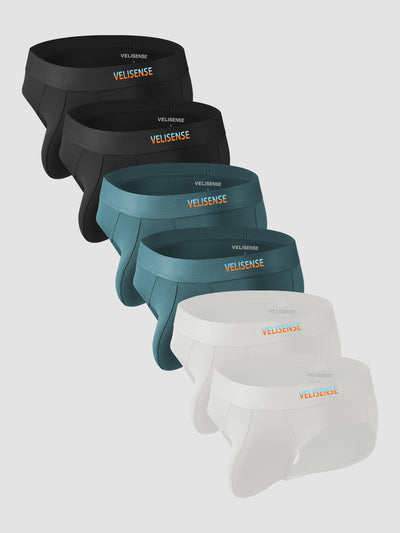 Second Skin V-Space™ Pouch Briefs (6-Pack)