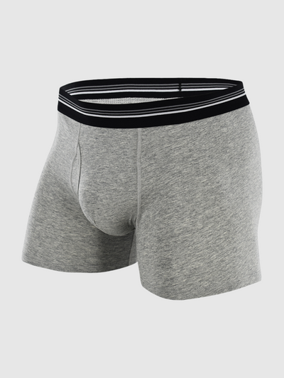 Premium Cotton Trunks with Fly 4"