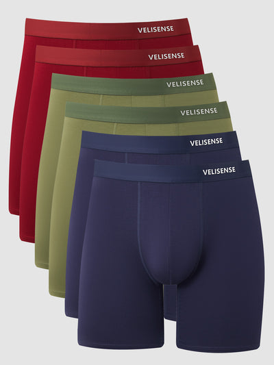 Organic Cotton Boxer Brief 8" (6-Pack)