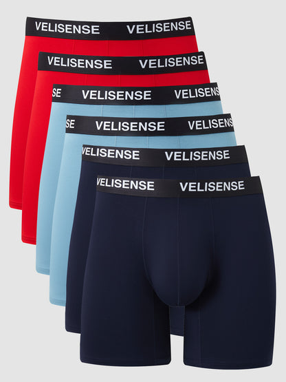 Cool Cotton Mid-Length Boxer Brief 6" (6-Pack)