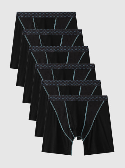 Second Skin Silk Soft Boxer Brief 6" (6-Pack)