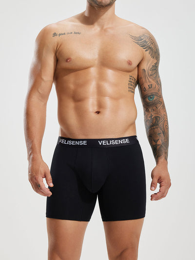 Cool Cotton Mid-Length Boxer Brief 6"