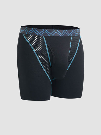 Second Skin Silk Soft Bamboo Boxer Brief with Fly 6"