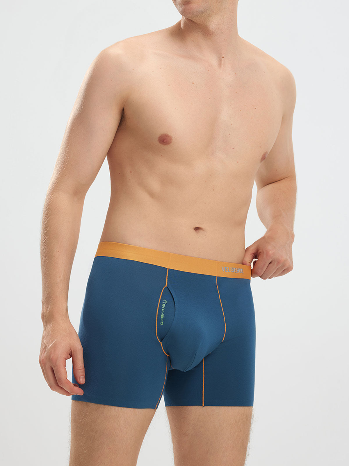 Second Skin Ultra-Soft Bamboo Boxer Brief 5" (6-Pack)