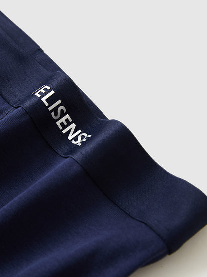 Calzoncillos bóxer de algodón peinado de longitud media (paquete de 3)