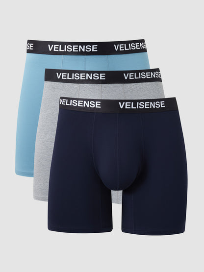Cool Cotton Mid-Length Boxer Brief 6" (3-Pack)