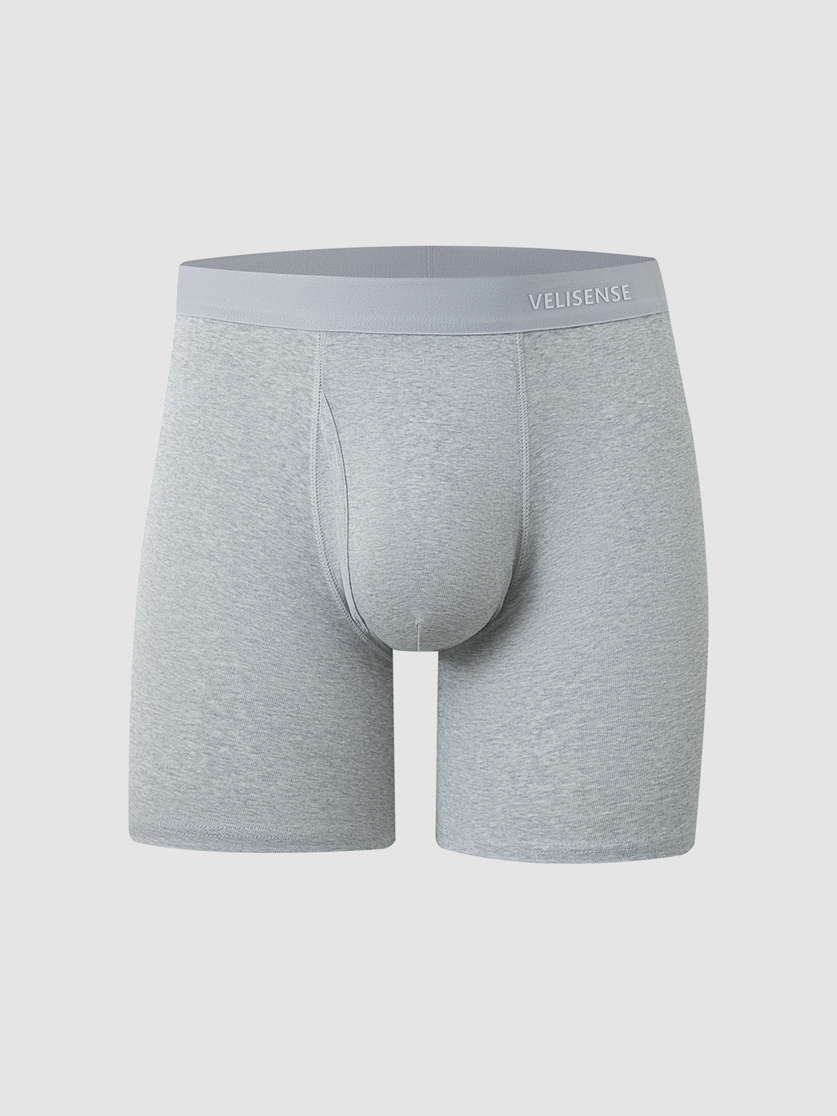 Combed Cotton Boxer Brief With Fly 6"