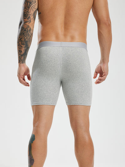 Organic Cotton Boxer Brief With Fly 6" (6-Pack)