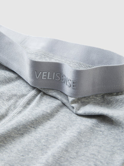 Combed Cotton Boxer Brief With Fly 6"