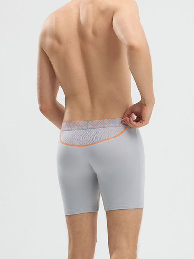 Second Skin Silk Soft Bamboo Boxer Brief with Fly 6" (6-Pack)