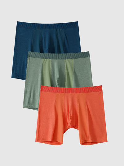 Second Skin Luxe Rib Boxer Brief 6" (3-Pack)