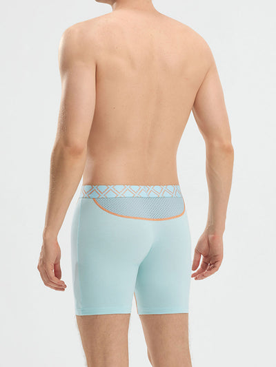 Second Skin Silk Soft Bamboo Boxer Brief with Fly 6" (3-Pack)