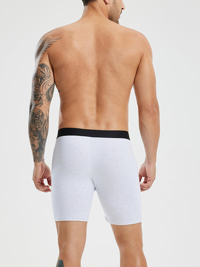 Organic Cotton Boxer Brief With Fly 6" (3-Pack)