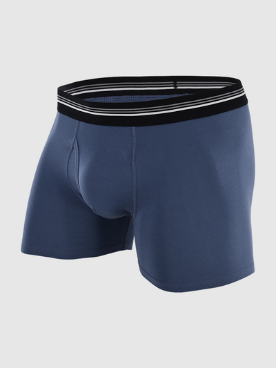 Premium Cotton Trunks with Fly 4"
